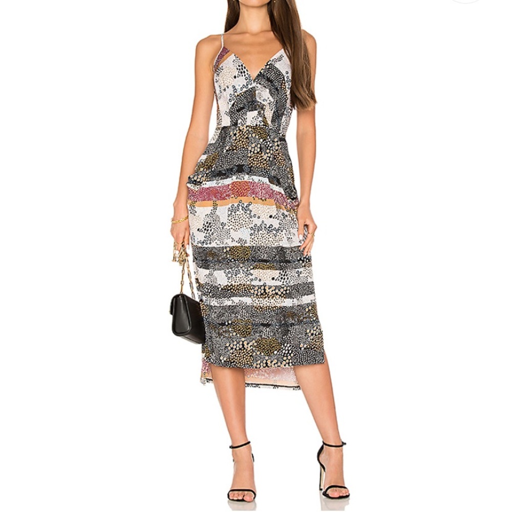 BCBGenerations Faux Wrap Dress, Sz Sm
